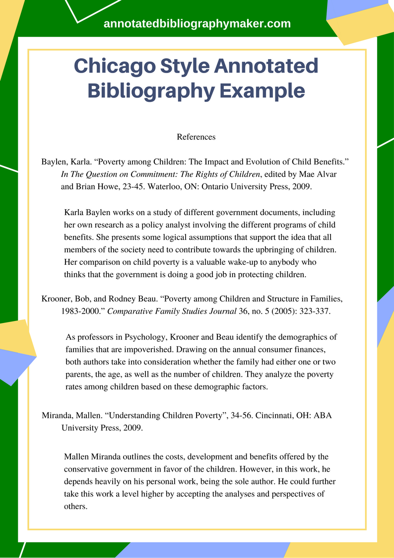 a annotated bibliography example