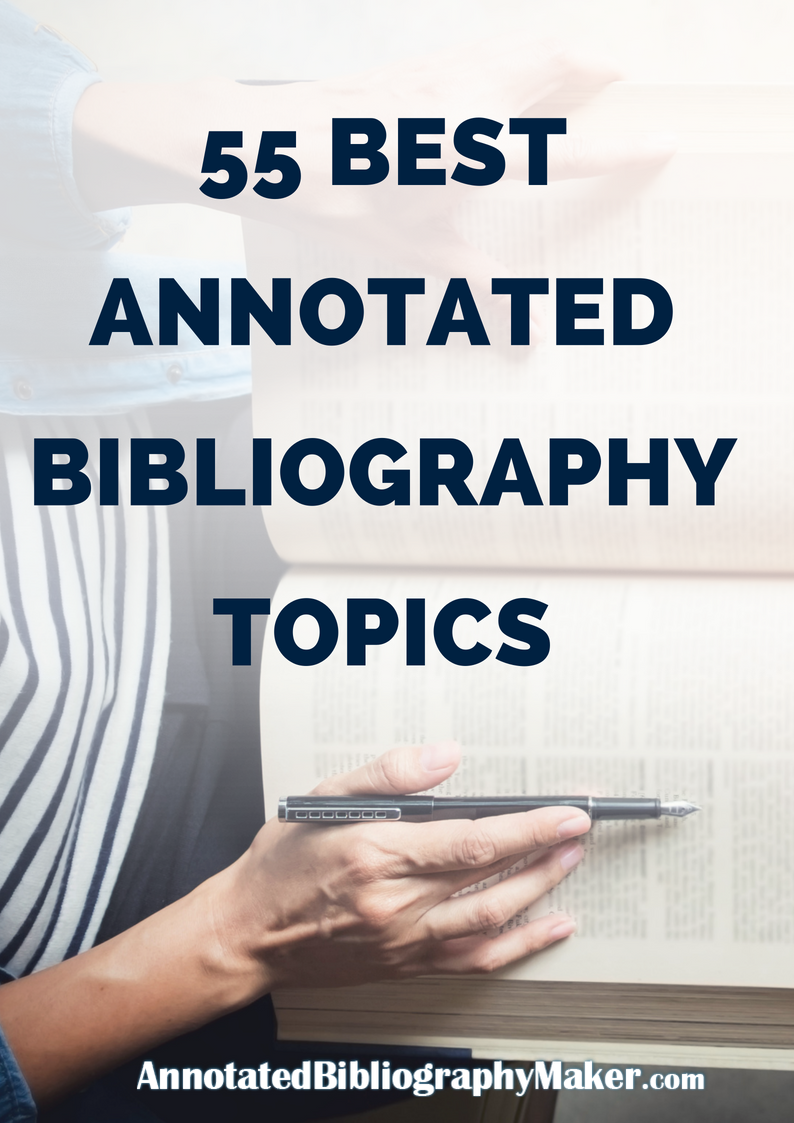 annotated bibliography topics